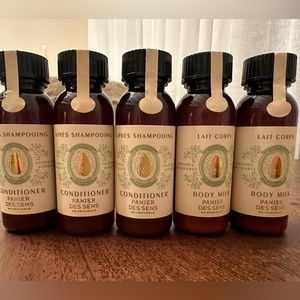 Panier Des Sens France Toiletry Items conditioner and body milk 5 total 1 fl oz